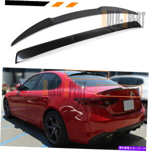 CO GAp[c 2017-2022 ALFA ROMEO GIULIAJ[{t@Co[AEBhE[t + VQgNX|C[ FOR 2017-2022 ALFA ROMEO GIULIA CARBON FIBER REAR WINDOW ROOF + VQ TRUNK SPOILER