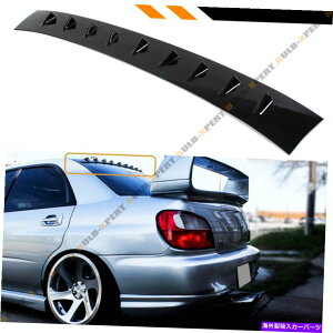 CO GAp[c 02-07CvbTWRX STIV[NtBOXuNA[t{ebNXWFl[^[l^o FOR 02-07 IMPREZA WRX STI SHARK FIN GLOSS BLK REAR ROOF VORTEX GENERATOR SPOILER