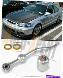 CO GAp[c 1988N2000Ñz_VrbNNfAxhV[gX[Vt^[+Vtgmu FOR 1988-2000 HONDA CIVIC CHROME DUAL BEND SHORT THROW SHIFTER+ SHIFT KNOB