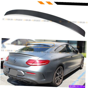 CO GAp[c 17-2021̃ZfXxcW205 2DR CNXJ[{t@Co[AEBhE[tl^o FOR 17-2021 MERCEDES BENZ W205 2DR C-CLASS CARBON FIBER REAR WINDOW ROOF SPOILER