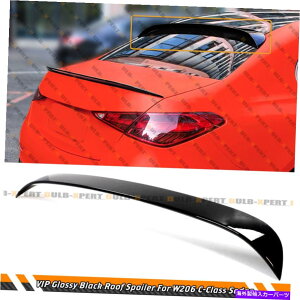 CO GAp[c 2022 2023ZfXCNXW206 C300Z_VIPOXubNA[tl^o VIP GLOSS BLACK REAR ROOF SPOILER FOR 2022 2023 MERCEDES C-CLASS W206 C300 SEDAN