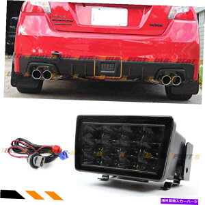 CO GAp[c 11-17̃XoWRX STIX[NAop[LEDu[Lvtu[L+C[Lbg FOR 11-17 SUBARU WRX STi SMOKE REAR BUMPER LED BRAKE LAMP W/ BRACKET+ WIRING KIT