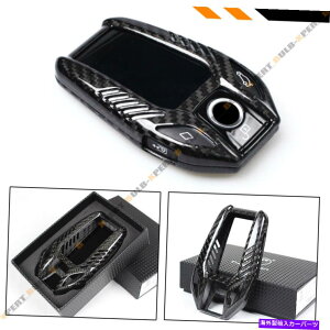CO GAp[c 2017-19 BMW^b`XN[fBXvCL[FOB̍؂ȃubNJ[{t@Co[P[XJo[ LUXURY BLACK CARBON FIBER CASE COVER FOR 2017-19 BMW TOUCHSCREEN DISPLAY KEY FOB