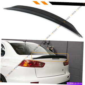 �C�O�� �G�A���p�[�c 08-17 for mitsubishi lancer evo 10 duckbill highkick�J�[�{���t�@�C�o�[�g�����N�X�|�C���[ For 08-17 Mitsubishi Lancer EVO 10 Duckbill Highkick Carbon Fiber Trunk Spoiler�y���s�A���i�z