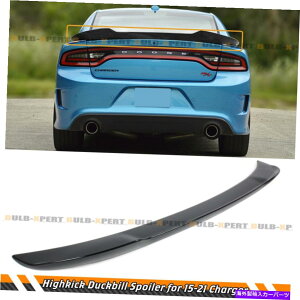CO GAp[c 15-2022_bW[dubNnCLbNAgN_bNrX|C[EBO FOR 15-2022 DODGE CHARGER GLOSSY BLACK HIGHKICK REAR TRUNK DUCKBILL SPOILER WING