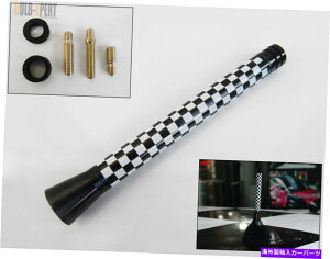 CO GAp[c 5 ''~jN[p[̂߂̒Z`FbJ[BLKzCgtbO[tgbvWIAei 5'' SHORT CHECKERED BLK WHITE FLAG ROOF TOP RADIO ANTENNA FOR MINI COOPER