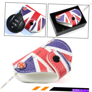 CO GAp[c 2008-18̃~jN[p[u[bhjIWbNptbOU[L[tHuz_[|[` FOR 2008-18 MINI COOPER BLUE RED UNION JACK UK FLAG LEATHER KEY FOB HOLDER POUCH