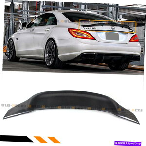�C�O�� �G�A���p�[�c 12-17�̃����Z�f�XW218 CLS63 CLS55550 RT�X�^�C���J�[�{���t�@�C�o�[�g�����N�X�|�C���[ FOR 12-17 MERCEDES W218 CLS63 CLS500 CLS550 RT STYLE CARBON FIBER TRUNK SPOILER