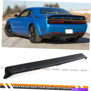 CO GAp[c 2008-2022`W[wLbgredeyeOXubNAX|C[tJz[ For 2008-2022 Challenger Hellcat Redeye Gloss Black Rear Spoiler w/ Camera Hole