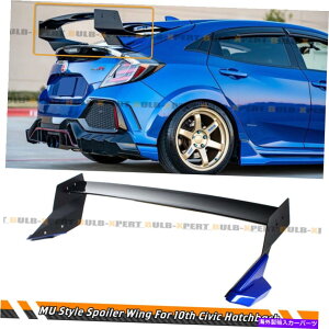 CO GAp[c 17-21z_VrbNFK7 FK8 5DRnb`obN^CvRu[MX^CGTX|C[EBO FOR 17-21 HONDA CIVIC FK7 FK8 5DR HATCHBACK TYPE-R BLUE M STYLE GT SPOILER WING