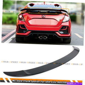 CO GAp[c 17-2021z_VrbNFK4 FK7 5DRnb`obNMC3̂ubNAX|C[EBO FOR 17-2021 HONDA CIVIC FK4 FK7 5DR HATCHBACK MC3 GLOSSY BLACK REAR SPOILER WING