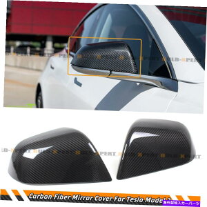 CO GAp[c 2017-22̃eXf3_CNgAhIAJ[{t@Co[TCh~[Jo[Lbv FOR 2017-22 TESLA MODEL 3 DIRECT ADD-ON REAL CARBON FIBER SIDE MIRROR COVERS CAP