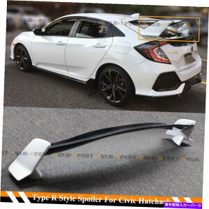 CO GAp[c 17-2021̂߂̃VrbNFK4 FK7nb`obN2g[zCgubN^CvRX^C[EBO FOR 17-2021 CIVIC FK4 FK7 HATCHBACK 2 TONE WHITE BLACK TYPE R STYLE SPOILER WING