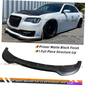 CO GAp[c 2015-21NCX[300 C Sc[OX|[cSRT}bgubNGTtgbvXvb^[ FOR 2015-21 CHRYSLER 300 C S TOURING SPORT SRT MATT BLACK GT FRONT LIP SPLITTER