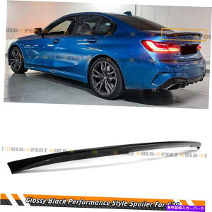 CO GAp[c 19-22 BMW G20 330I M340I M3 G80OXubNptH[}XX^CgNX|C[ FOR 19-22 BMW G20 330i M340i M3 G80 GLOSS BLACK PERFORMANCE STYLE TRUNK SPOILER