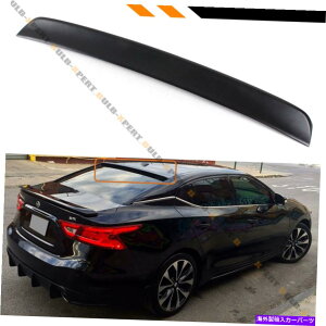 CO GAp[c 16-2022̂߂̓Yő8}bguNVIPrbOA[tEBhEl^oEBO FOR 16-2022 NISSAN MAXIMA 8TH GEN MATT BLK VIP BIG REAR ROOF WINDOW SPOILER WING