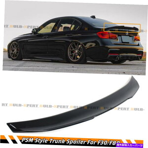 CO GAp[c 12-2018 BMW F3015-18 F80 M3̂鍕PSM_bNrgNX|C[EBO FOR 12-2018 BMW F30 & 15-18 F80 M3 GLOSSY BLACK PSM DUCKBILL TRUNK SPOILER WING
