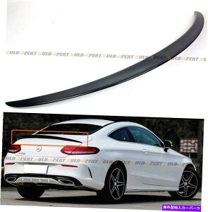 CO GAp[c 17-21ZfXxcW205 C300 C63 2DRN[yJ[{t@Co[gNX|C[EBO FOR 17-21 MERCEDES BENZ W205 C300 C63 2DR COUPE CARBON FIBER TRUNK SPOILER WING