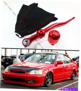 CO GAp[c 88-00z_VrbNbhfAV[gVt^[+bh^CvRVtgmu+XG[hu[c FOR 88-00 HONDA CIVIC RED DUAL SHORT SHIFTER+ RED TYPE-R SHIFT KNOB+ SUEDE BOOT
