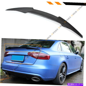 CO GAp[c 2009-12Audi A4 B8 M4X^CnCLbN_bNrJ[{t@Co[gNChX|C[ FOR 2009-12 AUDI A4 B8 M4 STYLE HIGHKICK DUCKBILL CARBON FIBER TRUNK LID SPOILER