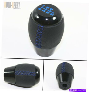 CO GAp[c Acura RSX TSX DC 5^CvS 6Xs[h}jAU[u[Xeb`Vtgmup FOR ACURA RSX TSX DC 5 TYPE S 6 SPEED MANUAL LEATHER BLUE STITCHING SHIFT KNOB
