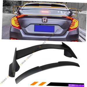 CO GAp[c 2016-2021z_VrbN4DR^CvRX^CgNEBO +AEBhE[tl^o FOR 2016-2021 HONDA CIVIC 4DR TYPE-R STYLE TRUNK WING + REAR WINDOW ROOF SPOILER