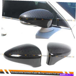 CO GAp[c 14-19NTXGS GSF ES RC RCF LSnjJJ[{t@Co[TCh~[Jo[Lbv FOR 14-19 LEXUS GS GSF ES RC RCF LS HONEYCOMB CARBON FIBER SIDE MIRROR COVER CAP