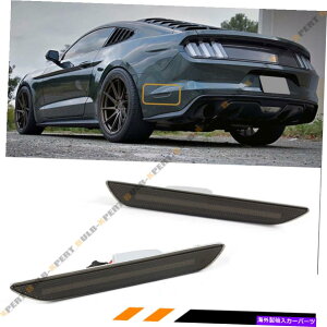 CO GAp[c 15-2022̃X^OX[NYAop[TCh}[J[tN^[LEDvCg FOR 15-2022 MUSTANG SMOKE LENS REAR BUMPER SIDE MARKER REFLECTOR LED LAMPS LIGHT