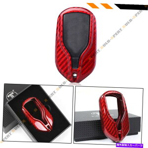 �C�O�� �G�A���p�[�c 2013-19 Maserati Quattroporte Ghibli Levante�̃��b�h�J�[�{���t�@�C�o�[�L�[FOB�P�[�X Red Carbon Fiber Key Fob Case For 2013-19 Maserati Quattroporte Ghibli Levante�y���s�A���i�z