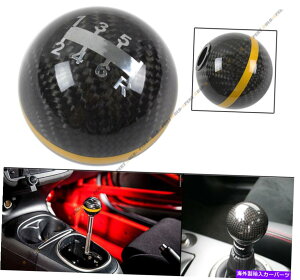 CO GAp[c M10 x 1.25EhJ[{t@Co[}jA6q_Cp̃Xs[hVtgmuS[hXgbv M10 X 1.25 ROUND CARBON FIBER MANUAL 6 SPEED SHIFT KNOB GOLD STRIP FOR HYUNDAI