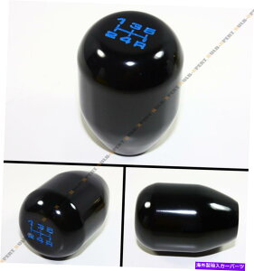 海外製 エアロパーツ マツダ3 6 RX8 RX7 CX5 10*1.25アルミニウム5スピードマニュアルBLK&ブルーシフトノブ FOR MAZDA 3 6 RX8 RX7 CX5 10*1.25 ALUMINUM 5 SPEED MANUAL BLK & BLUE SHIFT KNOB