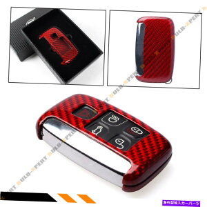 CO GAp[c Jaguar xe xf xj f^CvL[FOB[g RED VIP CARBON FIBER SNAP ON HARD CASE FOR JAGUAR XE XF XJ F TYPE KEY FOB REMOTE