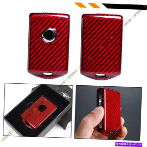 CO GAp[c {{XC40 XC60 XC90 S90 V90[gL[tHuv~AbhJ[{t@Co[P[Xp FOR VOLVO XC40 XC60 XC90 S90 V90 REMOTE KEY FOB PREMIUM RED CARBON FIBER CASE