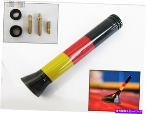 CO GAp[c hCctbO3 '' VW Jetta Golf GTI Rabbit R32 R34 35̒ZAei_CNg GERMANY FLAG 3'' SHORT ANTENNA DIRECT FOR VW JETTA GOLF GTI RABBIT R32 R34 35