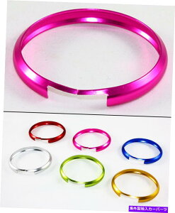 CO GAp[c 2007Ñ~jN[p[X}[gL[GgFOBL[`F[̃sNA~jEOg PINK ALUMINUM RING TRIM FOR 2007 & UP MINI COOPER SMART KEY ENTRY FOB KEYCHAIN