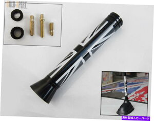 CO GAp[c 2002-2016~jN[p[3 ''ptOubNWbNXN[I^CvX|[cAei FOR 2002-2016 MINI COOPER 3'' UK FLAG BLACK JACK SCREW-ON TYPE SPORT ANTENNA