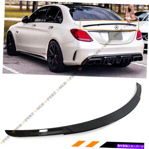 CO GAp[c 15-2021̃ZfXxcW205 C63 AMG S BX^CJ[{t@Co[gNX|C[EBO FOR 15-2021 MERCEDES BENZ W205 C63 AMG S B STYLE CARBON FIBER TRUNK SPOILER WING