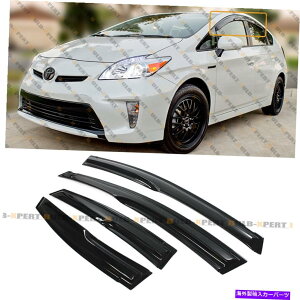 CO GAp[c 2010-20153g^vEXZVW30 ZVW35 3DgEBhEoCU[xgVF[h FOR 2010-2015 3RD GEN TOYOTA PRIUS ZVW30 ZVW35 3D WAVY WINDOW VISOR VENT SHADE