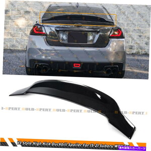 CO GAp[c V3OXubN_bNrnCLbNAgNX|C[2015-2021XoWRX STI V3 GLOSS BLACK DUCKBILL HIGHKICK REAR TRUNK SPOILER FOR 2015-2021 SUBARU WRX STI