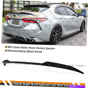 CO GAp[c 2018-2023 Toyota Camry se xse le xle glossy blk m4 style trunk lidX|C[ FOR 2018-2023 TOYOTA CAMRY SE XSE LE XLE GLOSSY BLK M4 STYLE TRUNK LID SPOILER