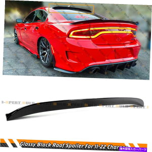 CO GAp[c 2011N22Ñ_bW[dSRTXLbg̃_bNrOXubNAEBhE[tl^o DUCKBILL GLOSS BLACK REAR WINDOW ROOF SPOILER FOR 2011-22 DODGE CHARGER SRT SCAT