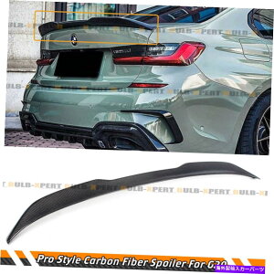 �C�O�� �G�A���p�[�c 19-22 BMW G20 330I G80 M3�����X�^�C���J�[�{���t�@�C�o�[�g�����N�X�|�C���[�E�B���O FOR 19-22 BMW G20 330i G80 M3 COMPETITION STYLE CARBON FIBER TRUNK SPOILER WING