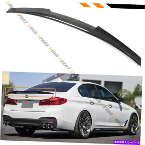 CO GAp[c 2017-2022 BMW G30 530I 540I F90 M5J[{t@Co[gNX|C[EBOM4X^C FOR 2017-2022 BMW G30 530i 540i F90 M5 Carbon Fiber Trunk Spoiler Wing M4 Style