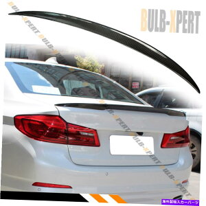 �C�O�� �G�A���p�[�c 17-2022 BMW G30 530i 540i 5�V���[�Y���A���J�[�{���t�@�C�o�[�g�����N���C�h�X�|�C���[�E�B���O FOR 17-2022 BMW G30 530i 540i 5 SERIES REAL CARBON FIBER TRUNK LID SPOILER WING�y���s�A���i�z