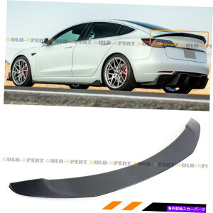 CO GAp[c 2017-2022eXf3΃X^CX|[cJ[{t@Co[gNChX|C[EBO For 2017-2022 Tesla Model 3 VS Style Sport Carbon Fiber Trunk Lid Spoiler Wing