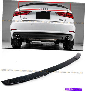 CO GAp[c 14-20AEfBA3 S3 RS3Z__bNrnCLbNJ[{t@Co[gNX|C[EBO FOR 14-20 AUDI A3 S3 RS3 SEDAN DUCKBILL HIGHKICK CARBON FIBER TRUNK SPOILER WING