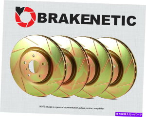 brake disc rotor [�t�����g +���A] Brakenetic Sport�X���b�g�X���b�g�u���[�L�f�B�X�N���[�^�[[EVO X 10] BSR79775 [FRONT + REAR] BRAKENETIC SPORT SLOTTED Brake Disc Rotors [EVO X 10] BSR79775