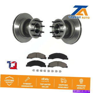brake disc rotor �t�H�[�hE-350�X�[�p�[�f���[�e�BE-450�G�R�m�����p�t�����g�f�B�X�N�u���[�L���[�^�[�Z���~�b�N�p�b�h�L�b�g Front Disc Brake Rotor Ceramic Pad Kit For Ford E-350 Super Duty E-450 Econoline�y���s