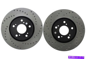 brake disc rotor 2013-2015 Acura ILXi42504j̃tgyASTOPTECHfBXNu[L[^[ Front PAIR Stoptech Disc Brake Rotor for 2013-2015 Acura ILX (42504)