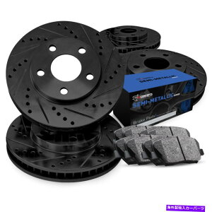 brake disc rotor R1�R���Z�v�g�t���L�b�g�u���[�L���[�^�[ +�h�����X���b�g�ƃZ�~���^���p�b�hCBC.65124.03 R1 Concepts Full Kit Brake Rotors + Drill Slot & Semi-Metallic Pads CBC.65124.03�y���s�A���i�z
